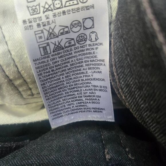 Levi's Strauss black slim straight denim men's jeans 28x30 - Picture 14 of 14